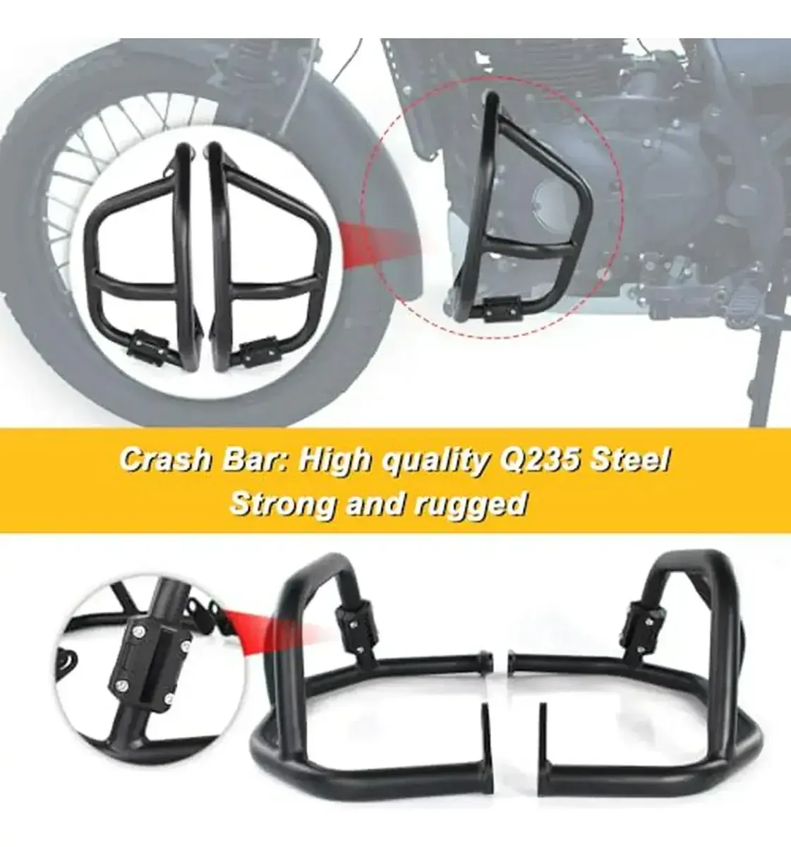 Defensas / Sliders de Protección de Motor Royal Enfield Himalayan 411 Promoto