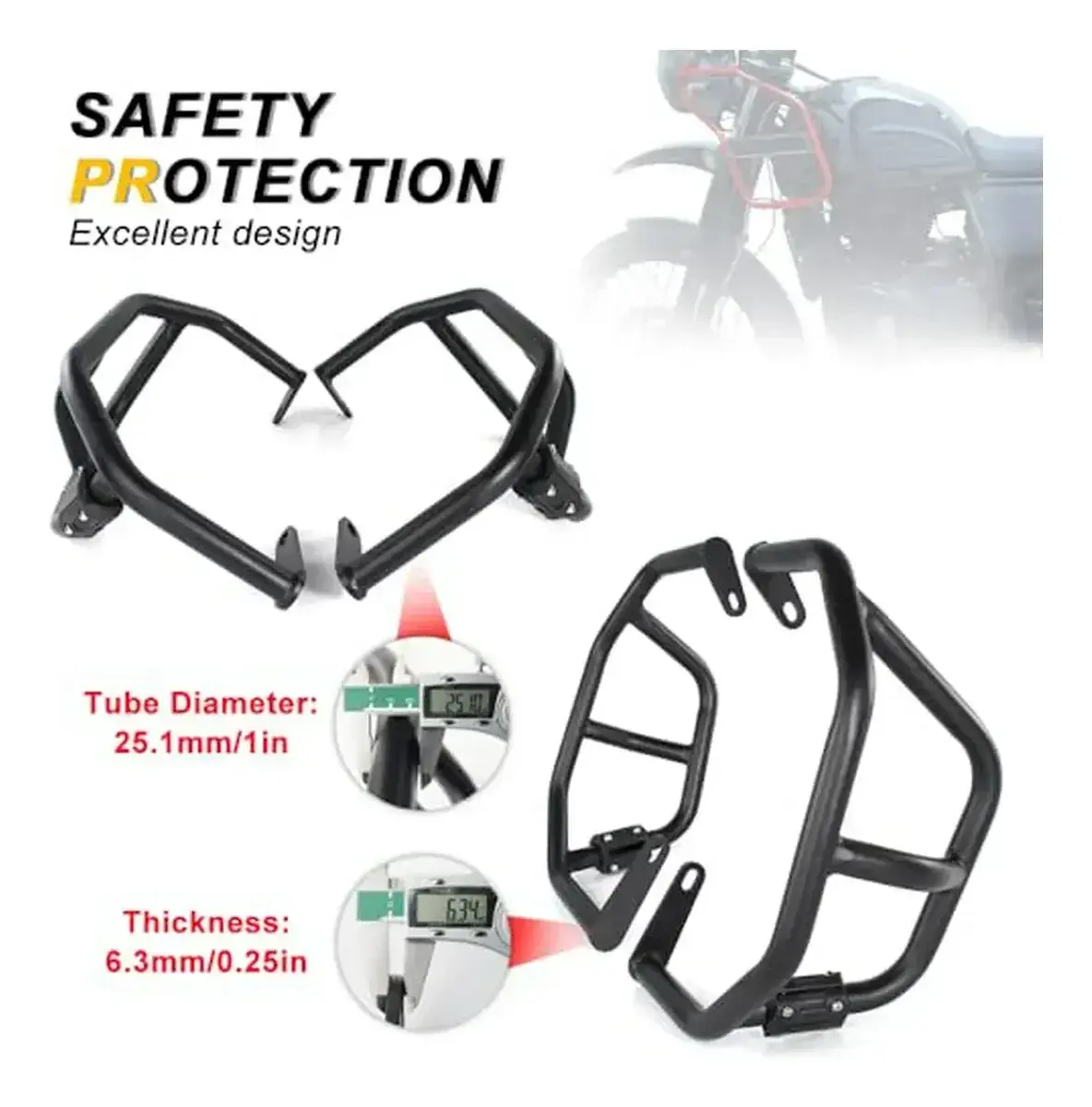 Defensas / Sliders de Protección de Motor Royal Enfield Himalayan 411 Promoto